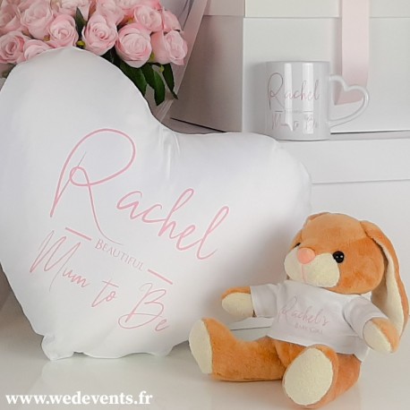 Peluche personnalisée Baby Girl lapin